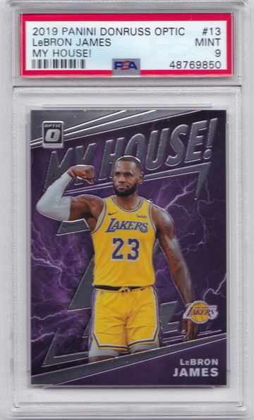 LeBron James 2019 Optic My House PSA 9 