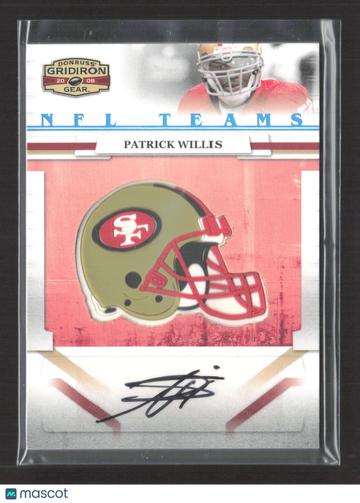 2008 Donruss Gridiron Gear Patrick Willis #NFLT-25 /25