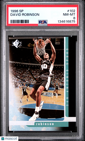 1996 SP David Robinson #102 PSA 8