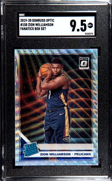 Zion Williamson 2019-20 Optic Fantatic Box Set