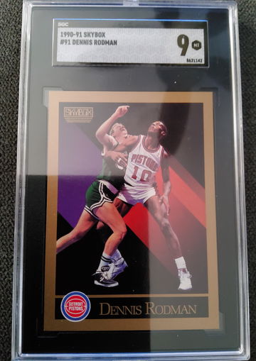 1990-91 Skybox Dennis Rodman SGC 9