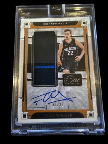 2023 Panini One and One | Franz Wagner | Auto Jumbo Patch | 80/99