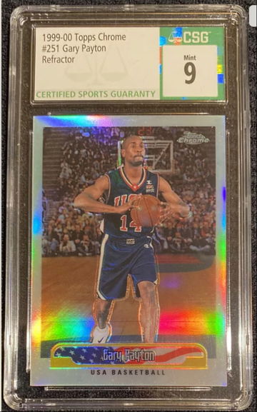 1999-20 Topps Chrome Refractor Gary Payton#251 CSG-9 Mint