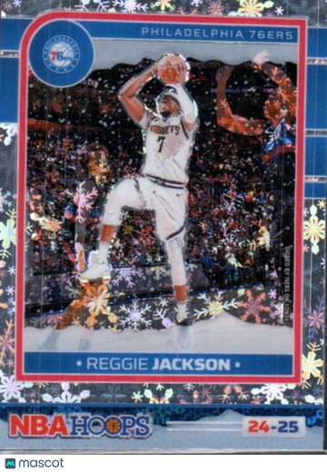2024-25 Hoops Winter Reggie Jackson #53 Prizms Premium