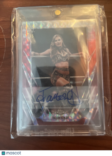 2026 Topps Chrome WWE Fallon Henley Red Topps