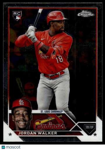 2023 Topps Chrome Jordan Walker #209 RC