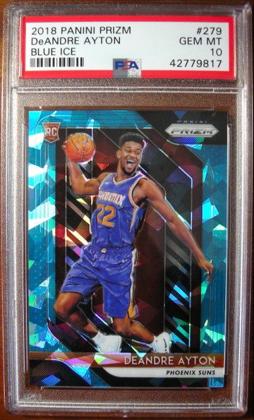 DeAndre Ayton 2018 Prizm #279 Blue Ice Prizm /99 PSA 10