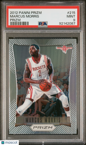 2012 Panini Prizm Marcus Morris #215 Prizm Rookie RC PSA 9