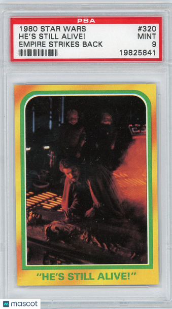 1980 Star Wars Empire Strikes Back "he's Still Alive!" #320 PSA 9