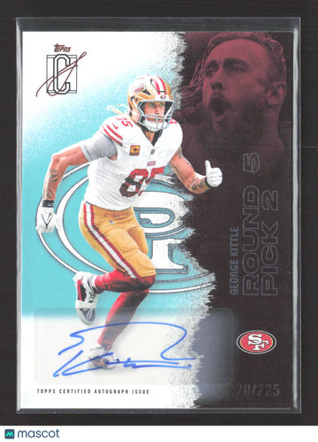 2025 Topps Signature Class George Kittle #53 20/225 Auto