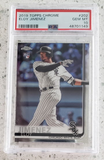 2019 Topps Chrome Eloy Jimenez Rookie RC PSA 10