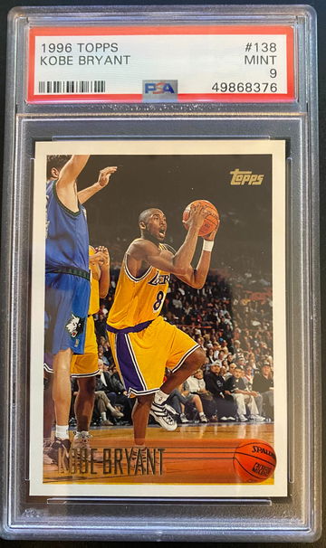 1996-97 Topps Kobe Bryant PSA 9