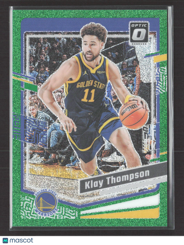 2024 Panini Donruss Optic Prizm Klay Thompson #189 Green 18/77