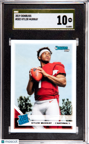 2019 Donruss Kyler Murray #302 SGC 10