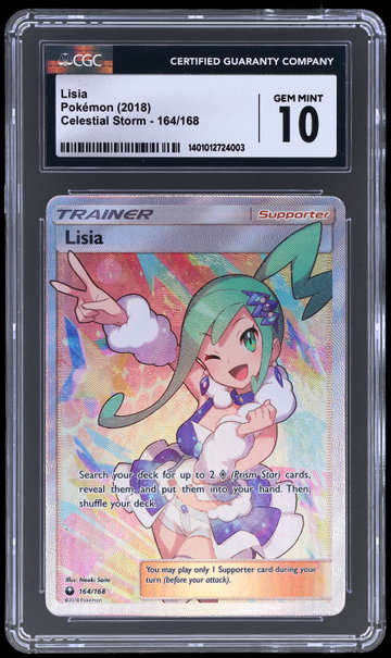 2018 Pokemon Sun And Moon Celestial Storm Lisia CGC 10