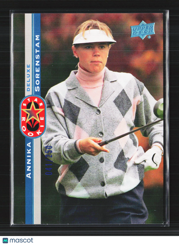 2026 Upper Deck Golf Deluxe Star Rookie Annika Sorenstam #132 /250