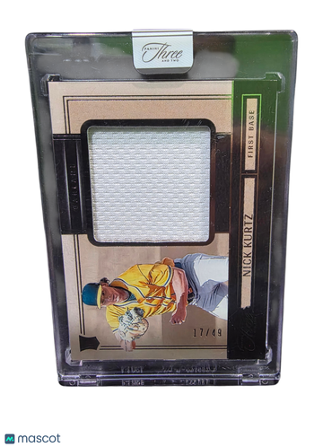 2025 Panini Three and Two Prospect Swatches Nick Kurtz #PS-NK /49 Patch