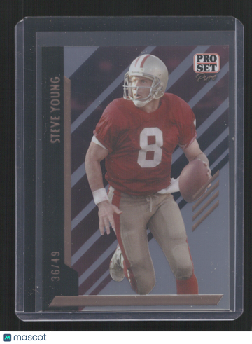 2024 PRO SET PURE STEVE YOUNG #94 HOLO /49 SN,/49