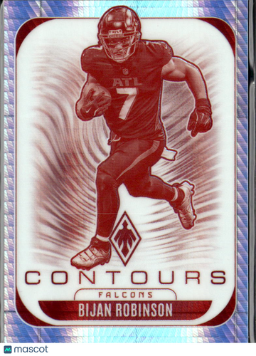 Bijan Robinson 2025 Panini Phoenix Contours /299 Atlanta Falcons