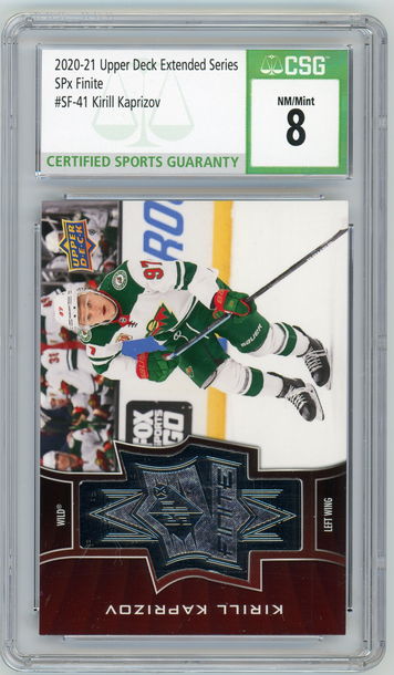 KIRILL KAPRIZOV 2020-21 Upper Deck Extended SPx Finite Rc #2399/2999 CSG 8
