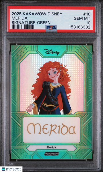 2025 Kakawow Phantom Disney Signature Merida #18 PSA 10