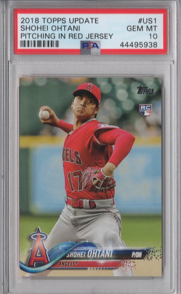 2018 Topps Update Shohei Ohtani PSA 10