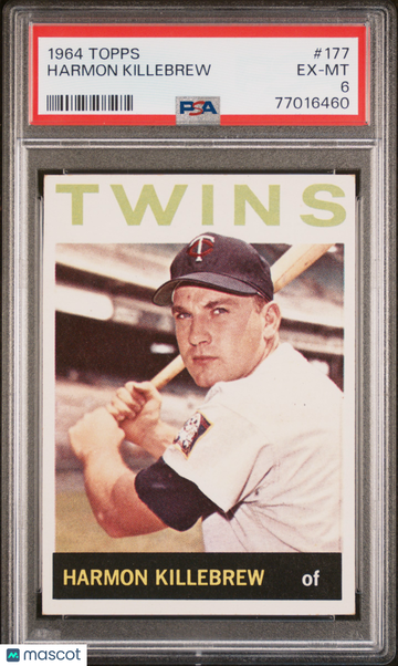 1964 Topps Harmon Killebrew #177 PSA 6