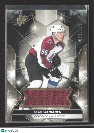 2020 Upper Deck SPx Hockey Mikko Rantanen #43 Game-used hockey memorabilia 082/199