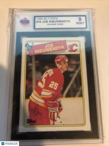 1988-89 Topps Calgary Flames Rookie KSA 8.5