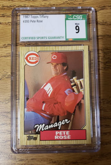 1987 topps tiffany pete rose
