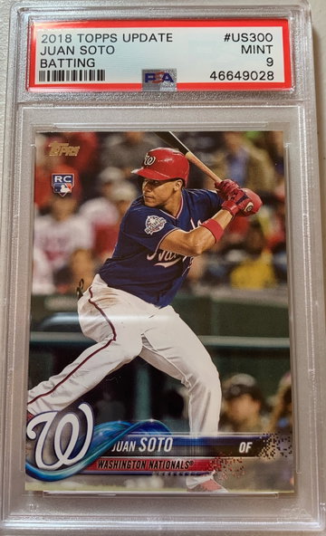 2018 Topps Update Juan Soto PSA 9