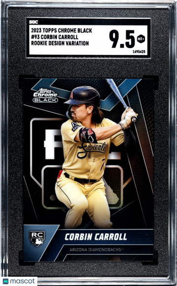 2023 Topps Chrome Black Corbin Carroll #93 SGC 9.5