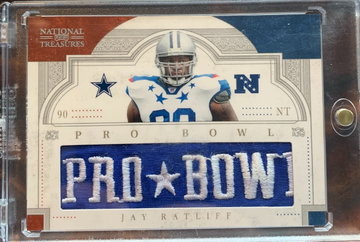 Jay Ratliff 2012 National Treasures Pro Bowl Logo 1 of 1 1/1 Dallas Cowboys