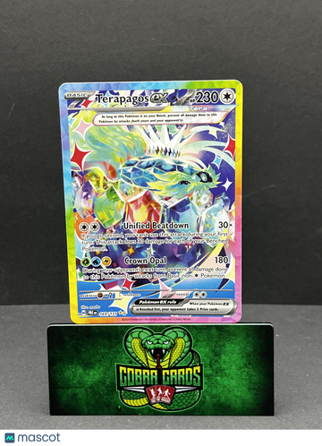 2024 Stellar Crown Terapagos EX Holo Secret Rare SAR #169/131