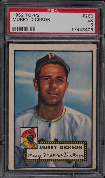 1952 Topps Baseball Murry Dickson #266 PSA 5