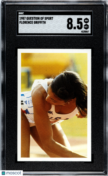 1987 Question Of Sport Florence Griffith Rookie SGC 8.5