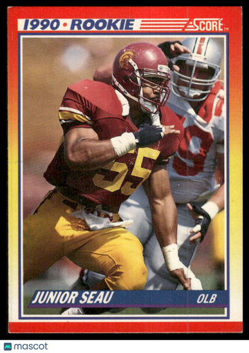1990 Score Junior Seau #302 RC