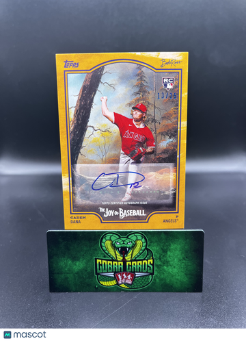 2025 Topps The Joy of Baseball Caden Dana #93D /25 Autograph RC
