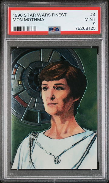 1996 Topps Star Wars Finest Mon Mothma #4 PSA 9