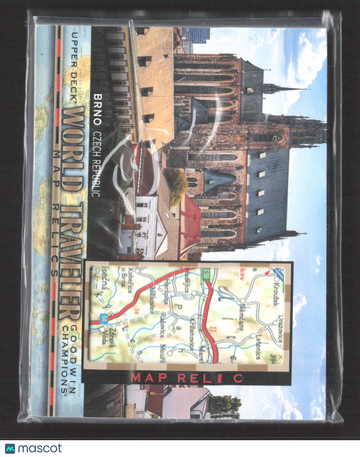 2021 Upper Deck Goodwin Champions World Traveler Map Relics Map Relic #WT-269