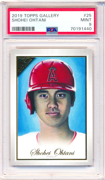 2019 Topps Gallery Shohei Ohtani PSA 9