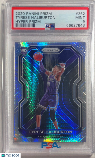 2020 Panini Prizm Tyrese Haliburton #262 Hyper PSA 9