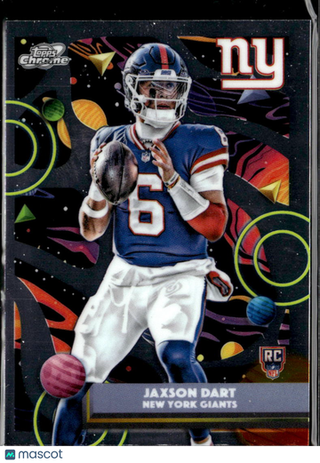 Jaxson Dart 2025 Topps Chrome Cosmic RC New York Giants