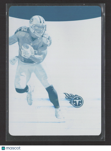 2019 Panini Plates & Patches Delanie Walker #LM-DA Cyan Printing /1 Printing Plate