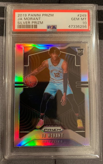 Ja Morant Prizm Silver PSA 10