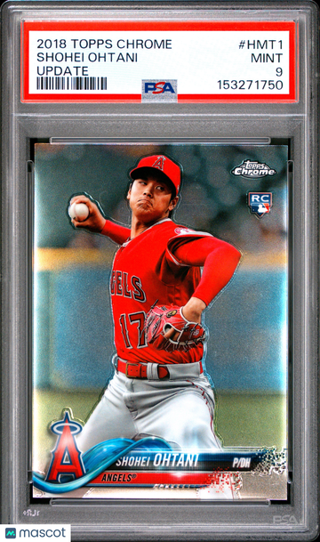 2018 Topps Chrome Update Shohei Ohtani #HMT1 PSA 9