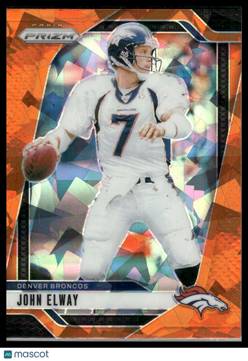 2024 Panini Prizm Football John Elway #89 Orange Ice