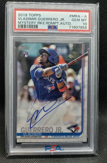 2019 Topps Vladimir Guerrero Mystery Auto PSA 10