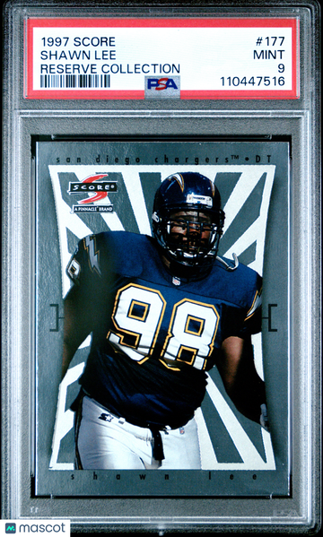 1997 Score Shawn Lee #177 Reserve Collection PSA 9