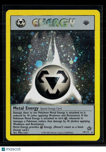 2000 Neo Genesis Metal Energy Holo Rare 1st Edition #19/111